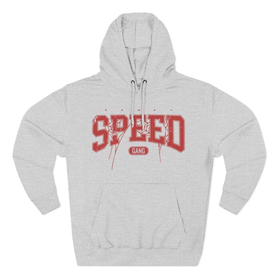 Ishowspeed Spider Web Three-Panel Fleece Hoodie