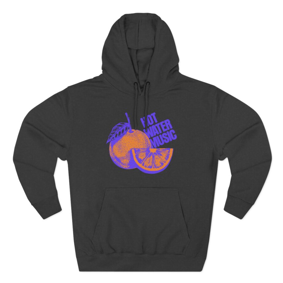Hot Water Music Florida Orange Three-Panel Fleece Hoodie