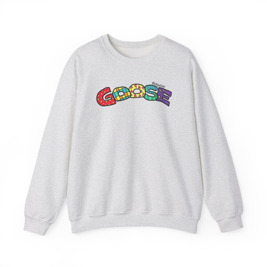 Goose x Staycool   Rainbow Unisex Heavy Blend™ Crewneck Sweatshirt
