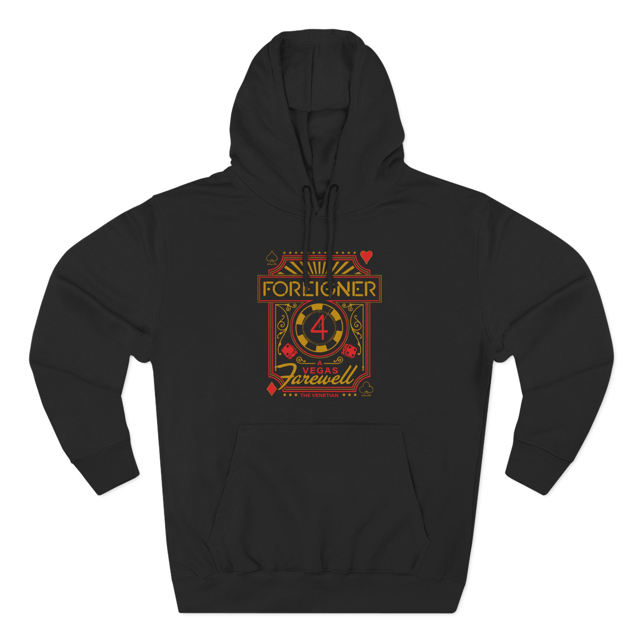 Foreigner Vegas Event Three-Panel Fleece Hoodie