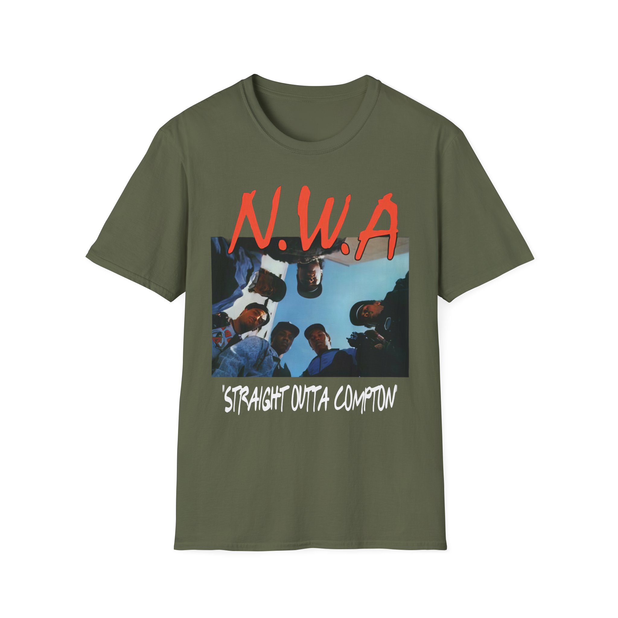 NWA Straight Outta Compton Unisex Softstyle T-Shirt