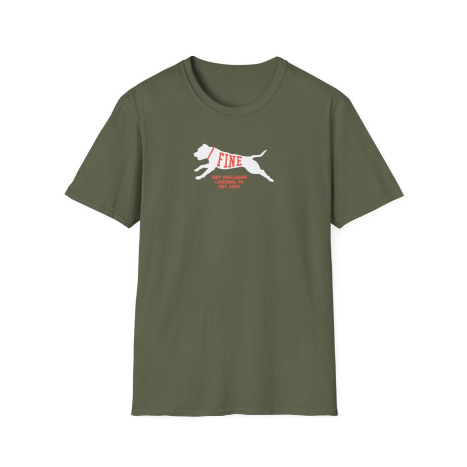 Hot Mulligan Fine Embroidered Unisex Softstyle T-Shirt