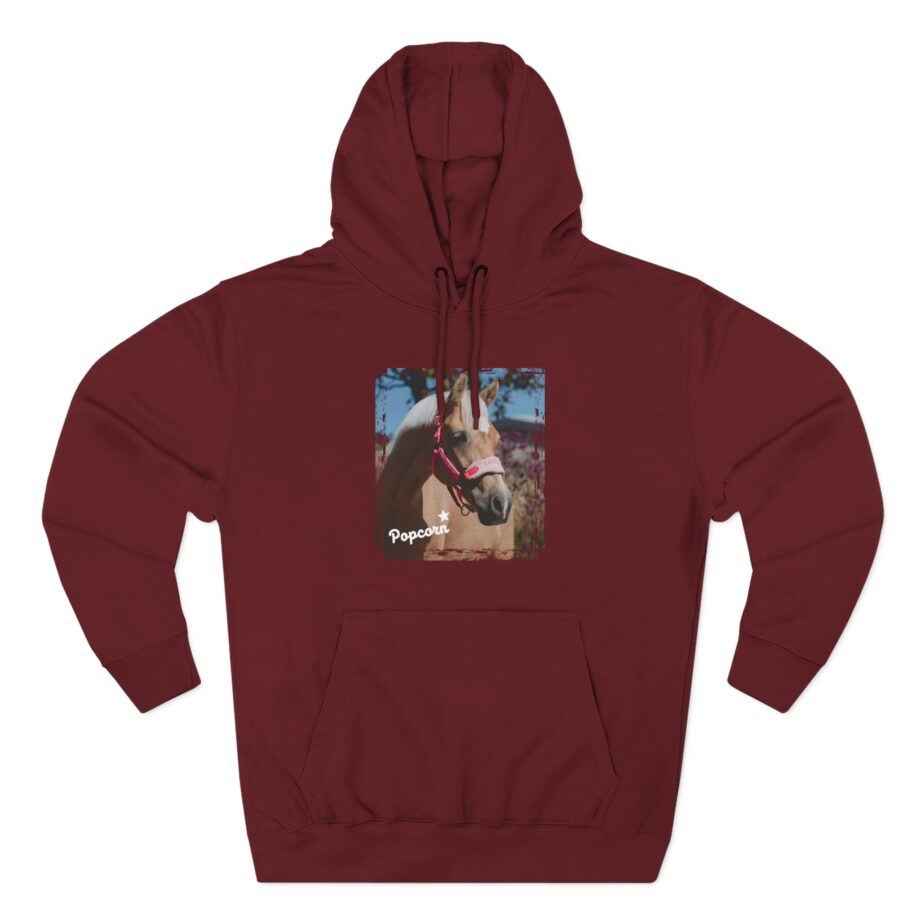 Harlow and Popcorn Three-Panel Fleece Hoodie