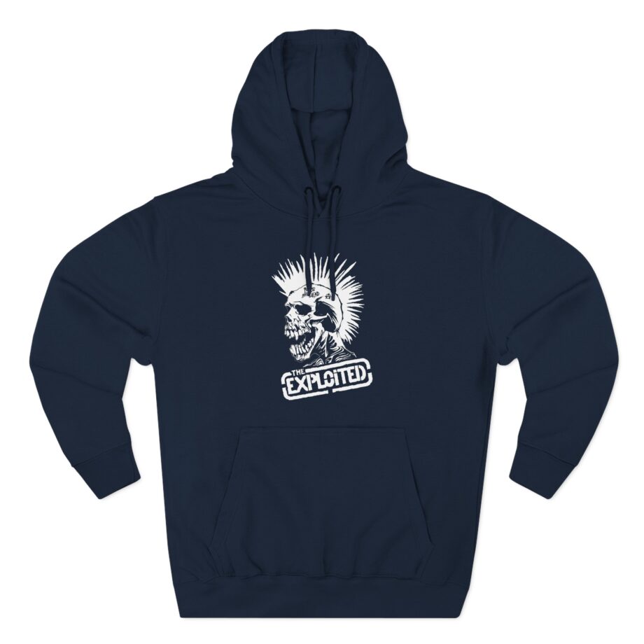 The Exploited Punk's Not Dead Three-Panel Fleece Hoodie