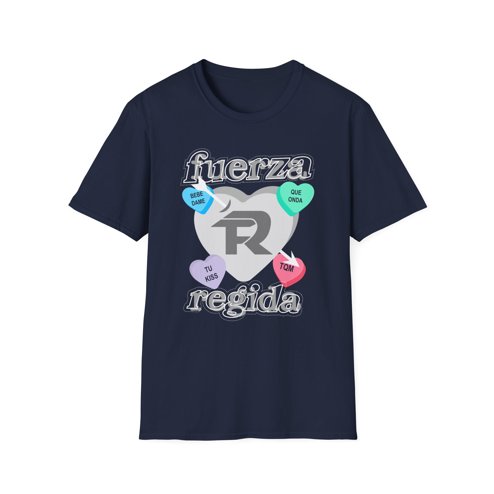 Fuerza Regida Candy Hearts Unisex Softstyle T-Shirt