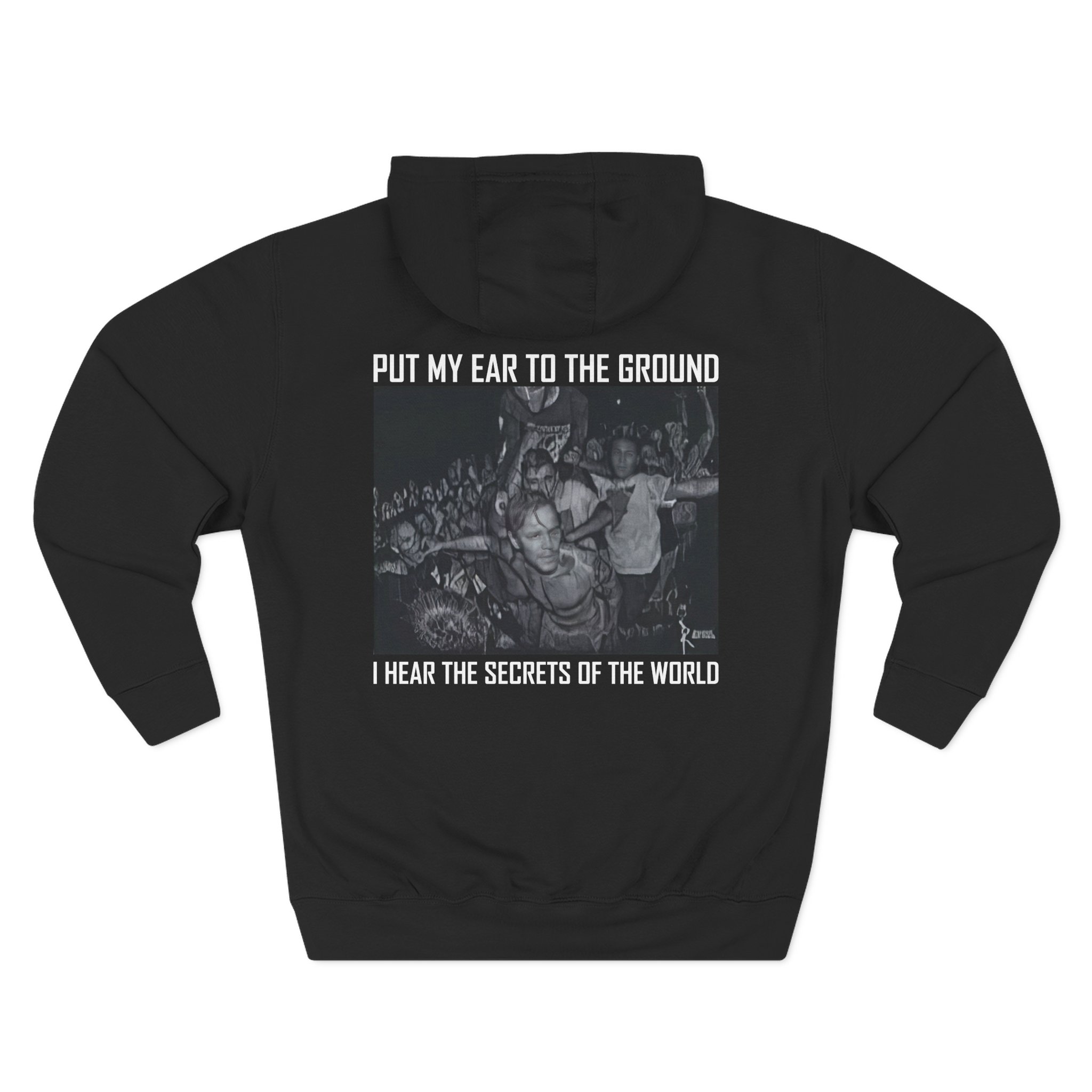 Trapped Under Ice  Secrets of the World Three-Panel Fleece Hoodie