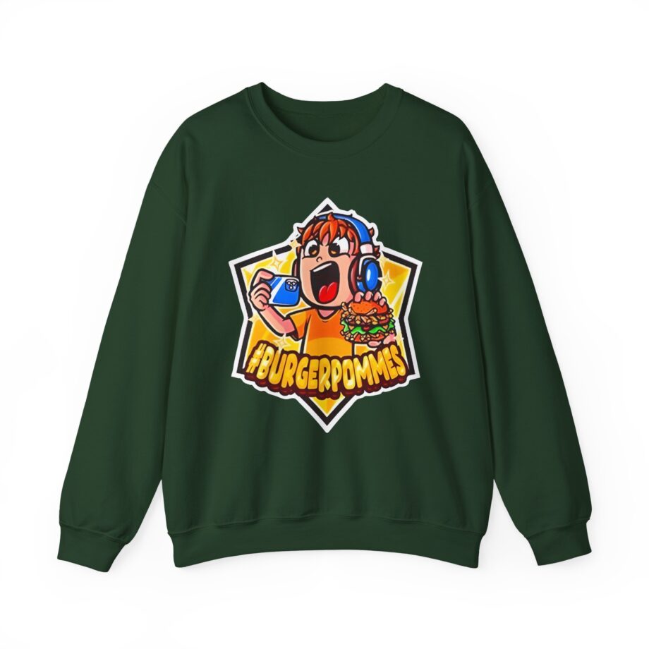 Burger Pommes Unisex Heavy Blend™ Crewneck Sweatshirt