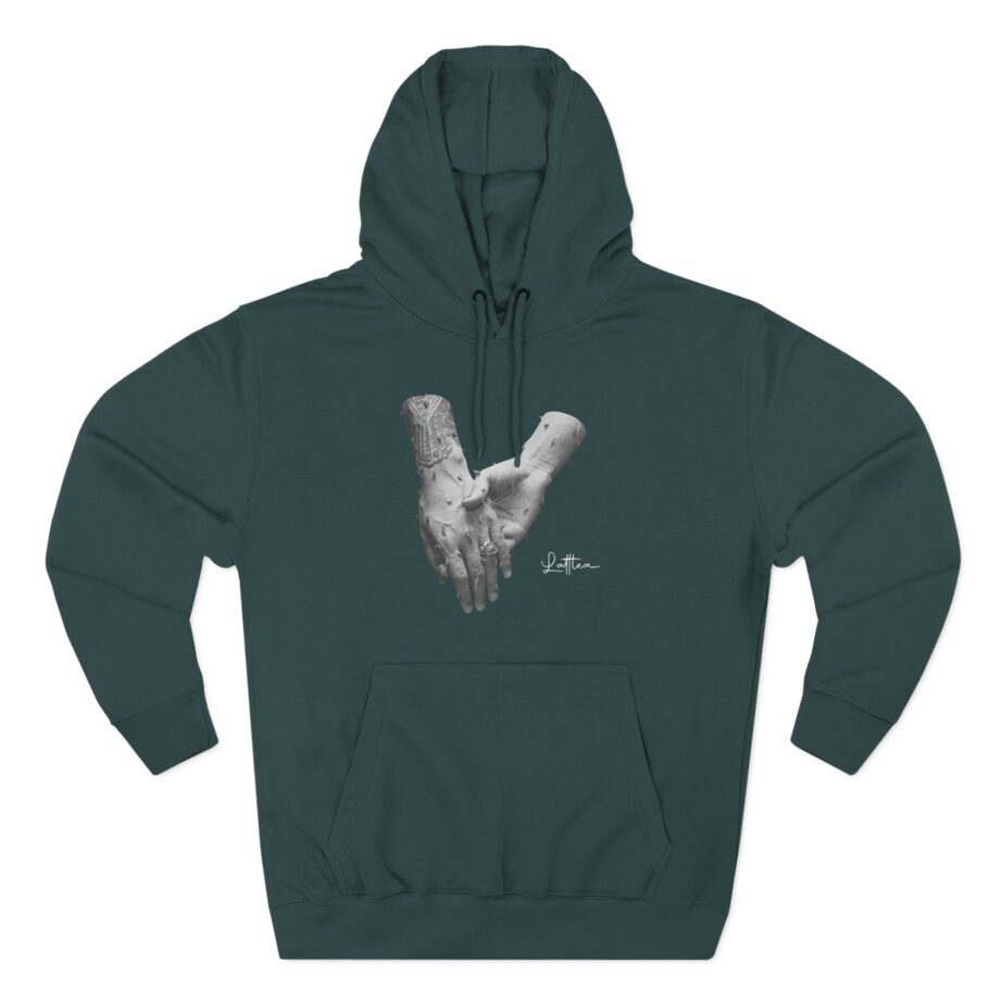 Nayt Three-Panel Fleece Hoodie