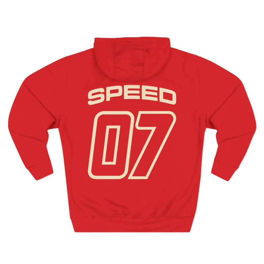 Ishowspeed Racing Royal Three-Panel Fleece Hoodie