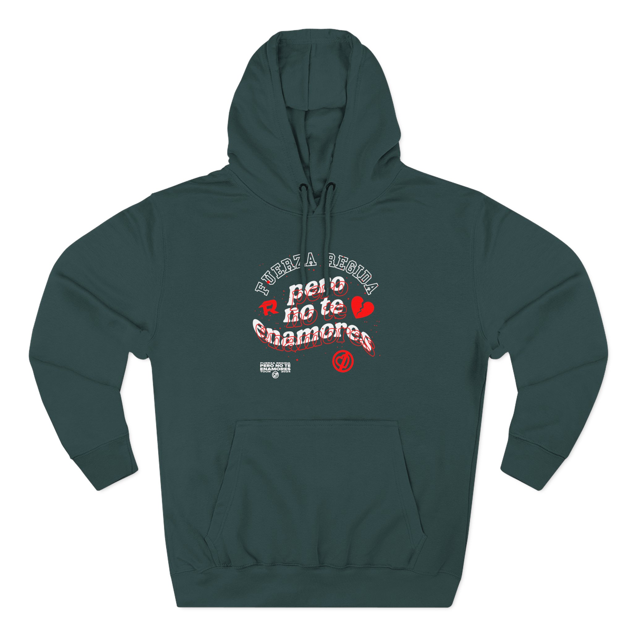 Fuerza Regida Broken Heart Three-Panel Fleece Hoodie