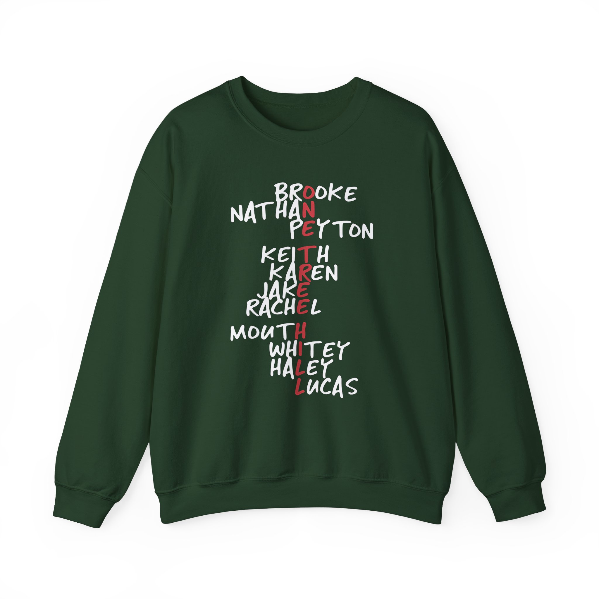 One Tree Hill Character Names Unisex Heavy Blend Crewneck Sweatshirt
