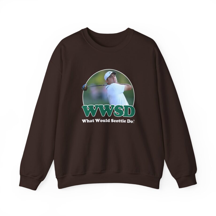 Scottie Scheffler What Would Do Wwsd Unisex Heavy Blend™ Crewneck Sweatshirt