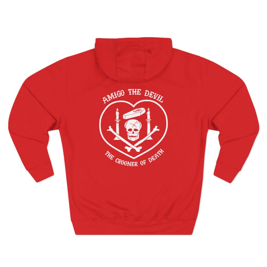 Amigo the Devil Crooner of Death Three-Panel Fleece Hoodie