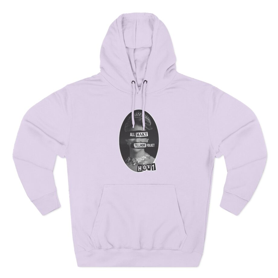 All Makt Tillh’r Folket Hov1 Three-Panel Fleece Hoodie