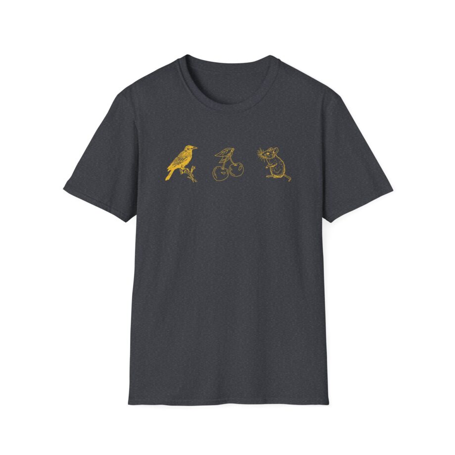 Armchair Expert Crow Cherry Mouse Unisex Softstyle T-Shirt