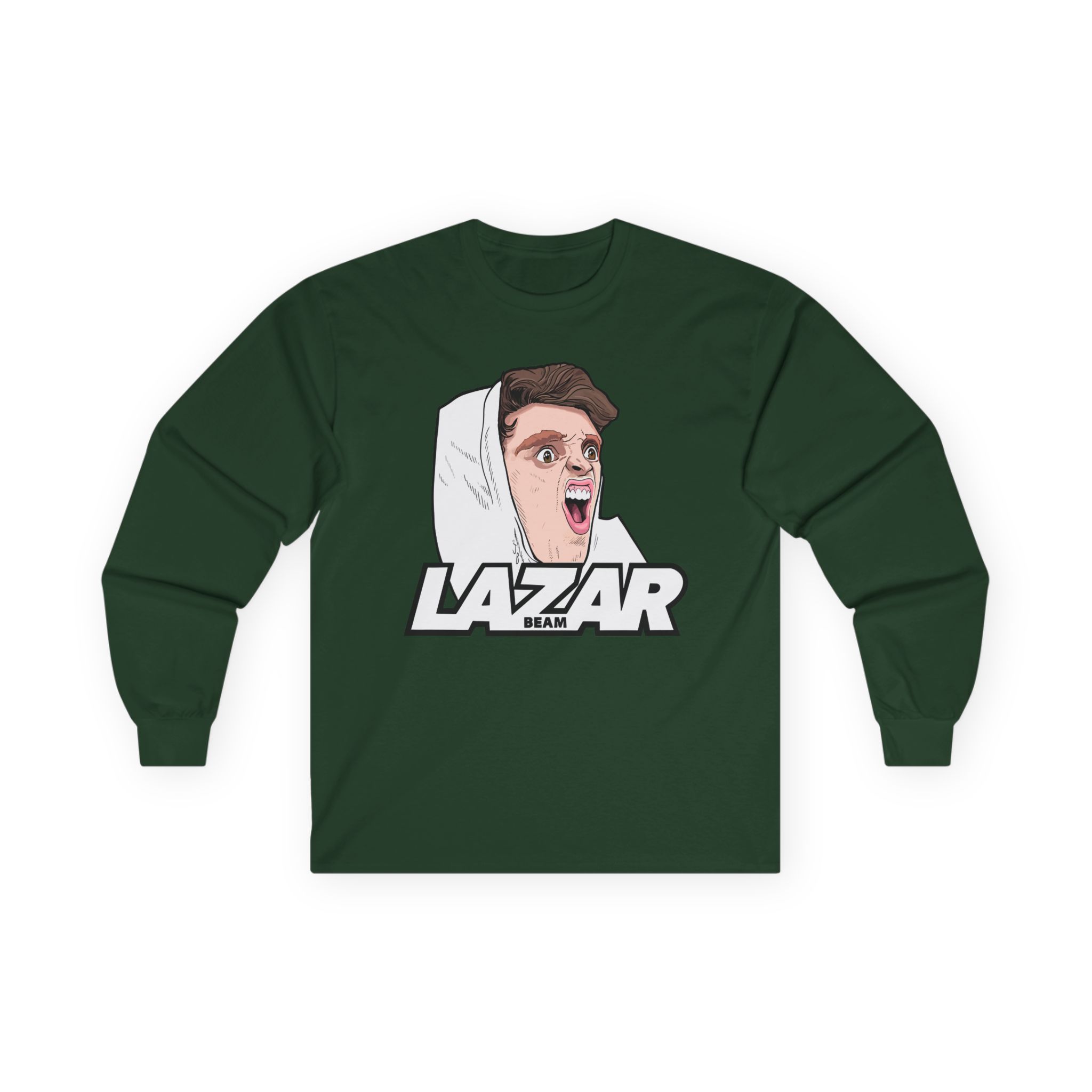 Lazar Silly Face Unisex Ultra Cotton Long Sleeve Tee