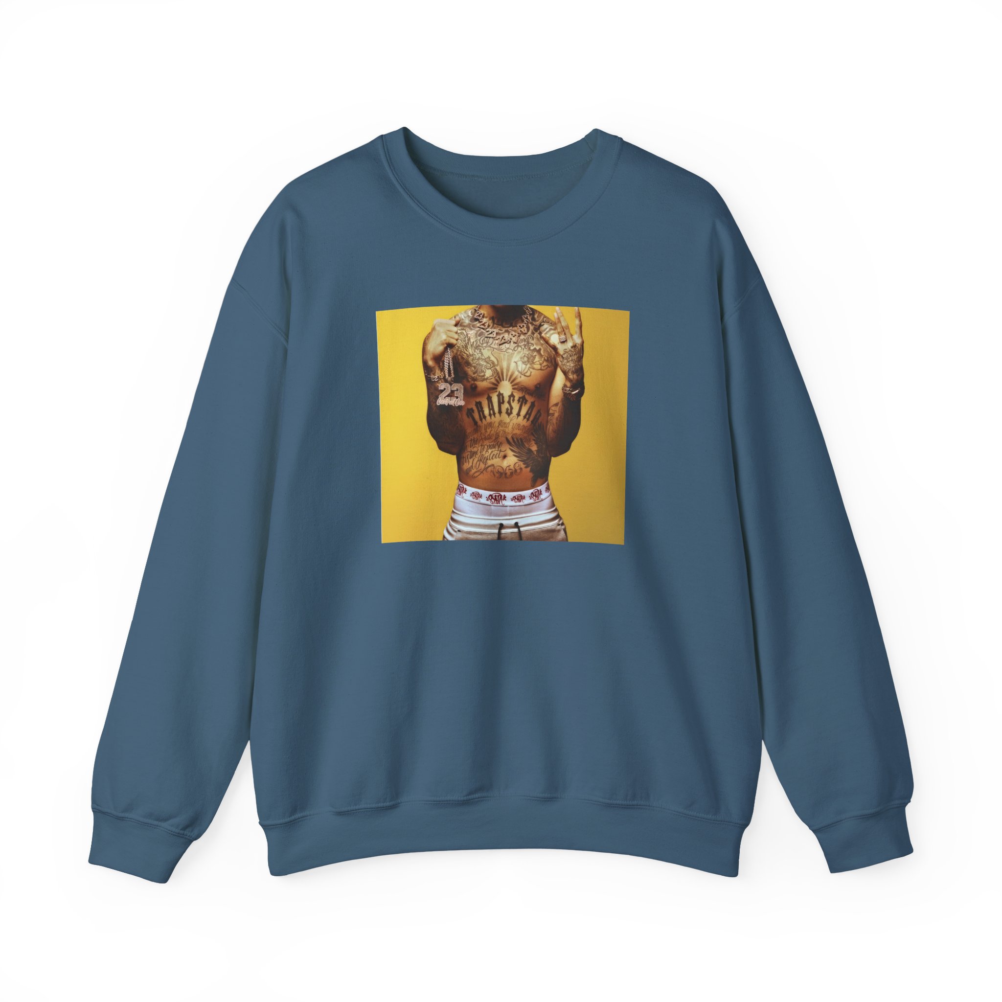 Central Cee UK Drill 23 Album Cover Unisex Heavy Blendâ„¢ Crewneck Sweatshirt