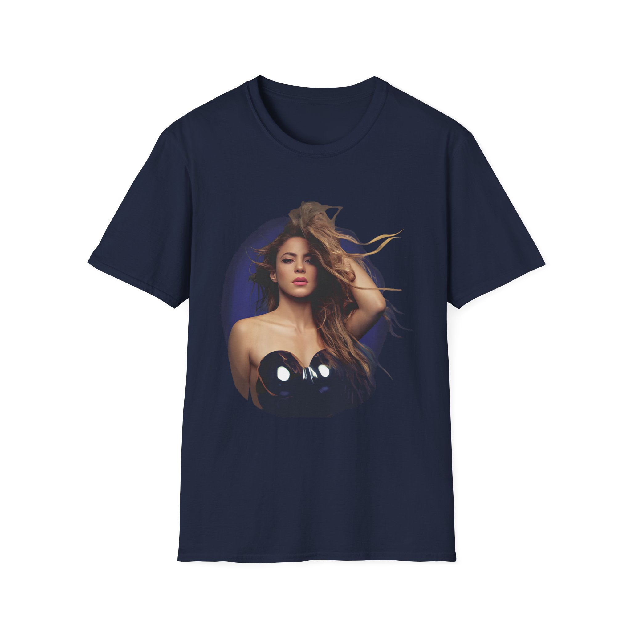 Shakira Sapphire Aura Unisex Softstyle T-Shirt