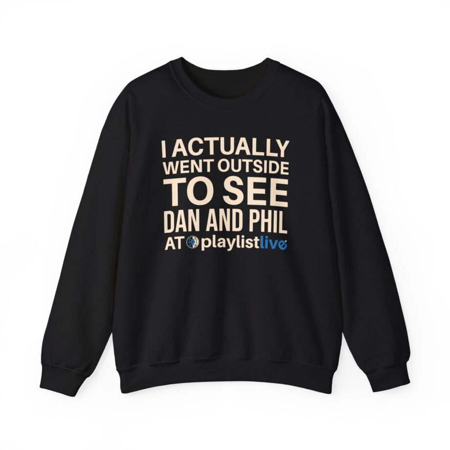 Dan and Phil Actually Went Outside to See Dan and Phil at Playlist Live Unisex Heavy Blend™ Crewneck Sweatshirt