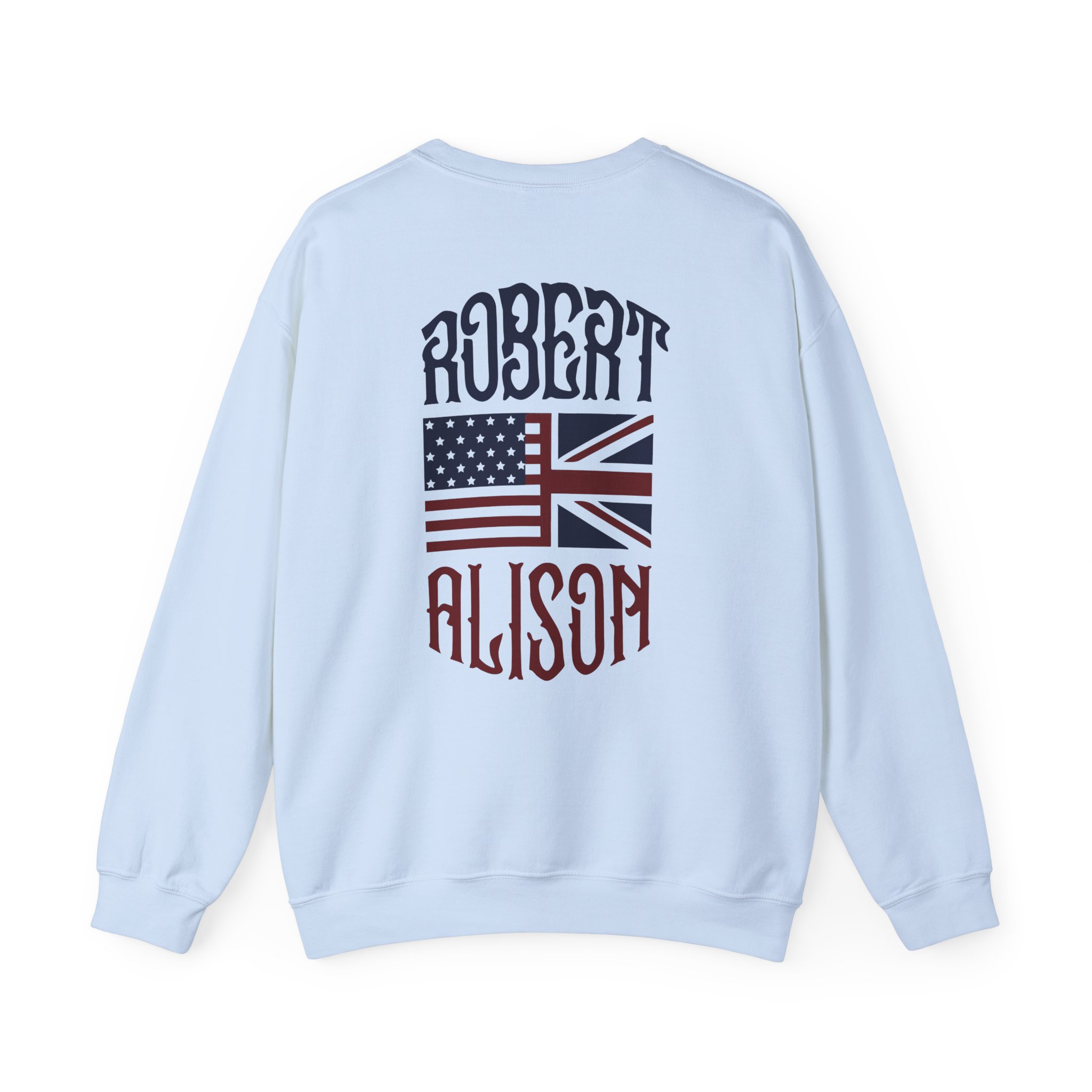 Robert Plant Inflated Type Unisex Heavy Blendâ„¢ Crewneck Sweatshirt