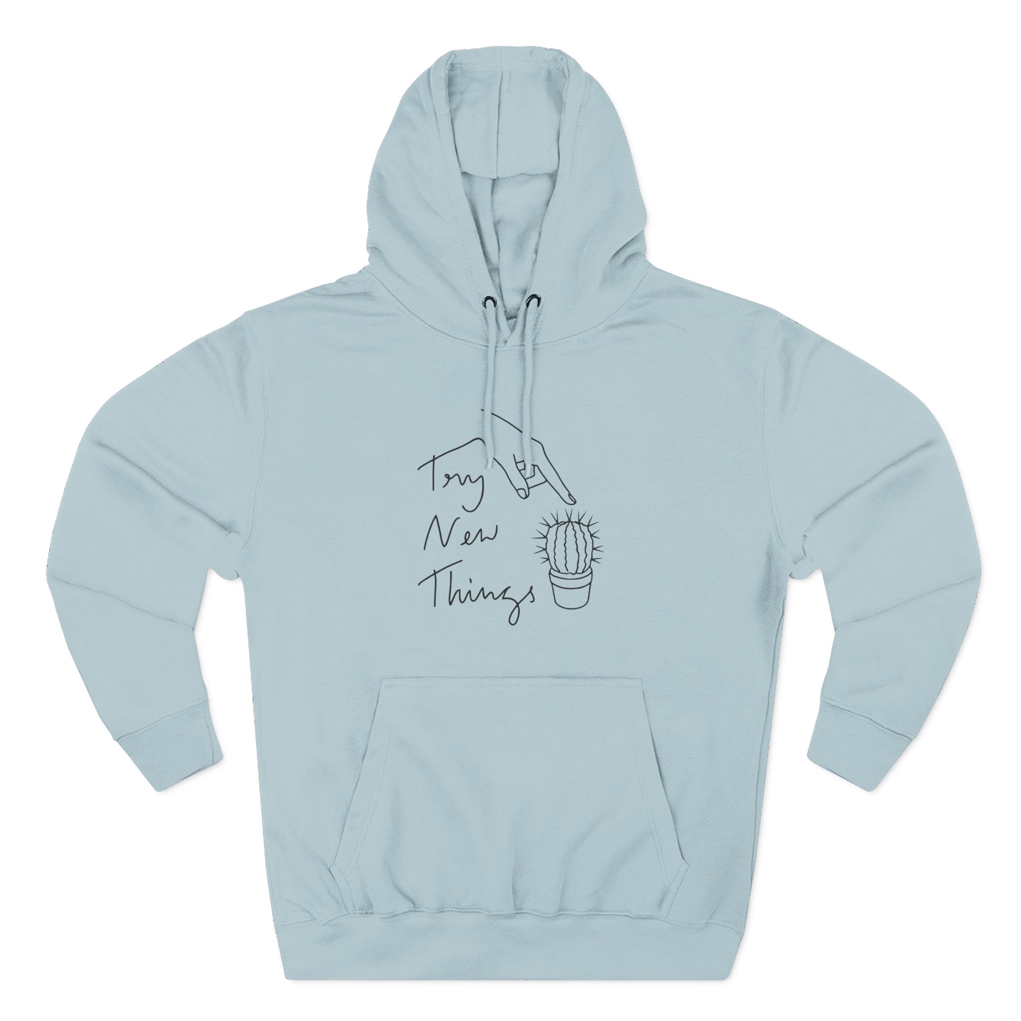 Dan and Phil Cactus Three-Panel Fleece Hoodie