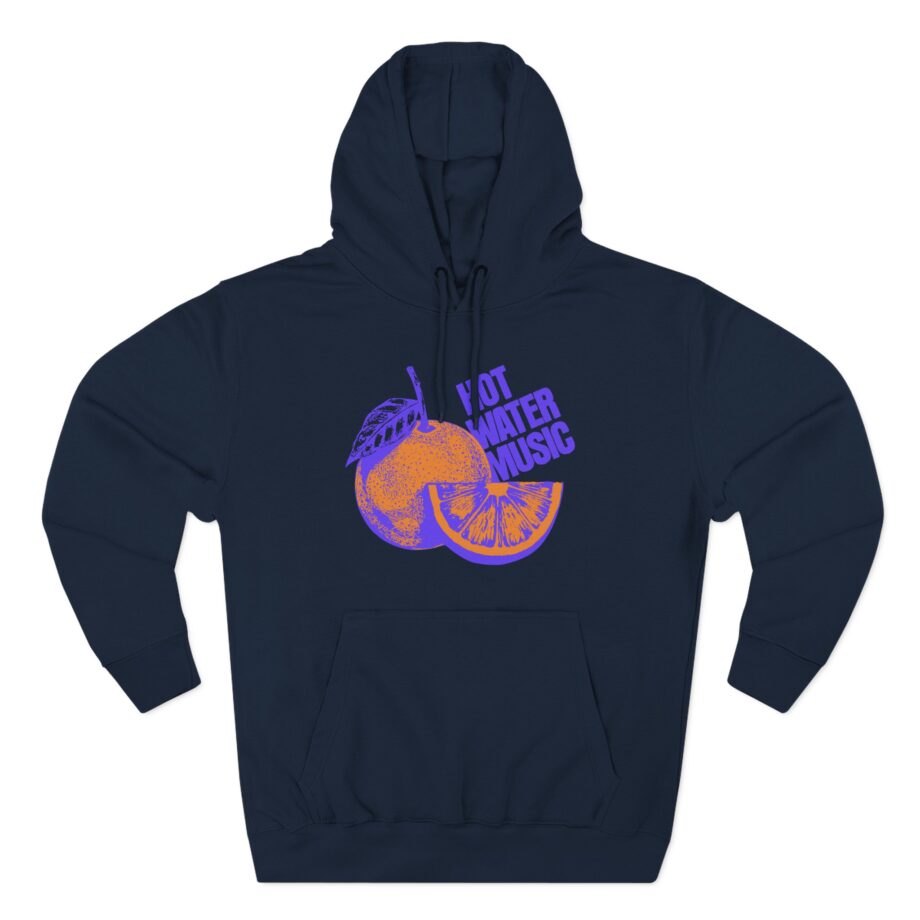 Hot Water Music Florida Orange Three-Panel Fleece Hoodie