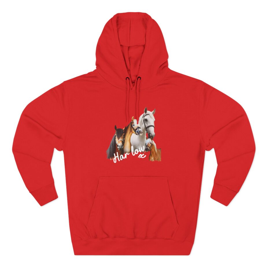Harlow and Popcorn Three-Panel Fleece Hoodie