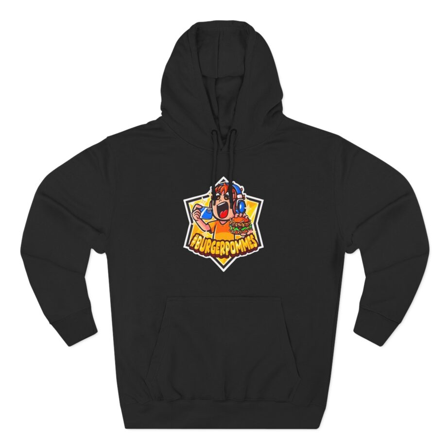 Burger Pommes Three-Panel Fleece Hoodie