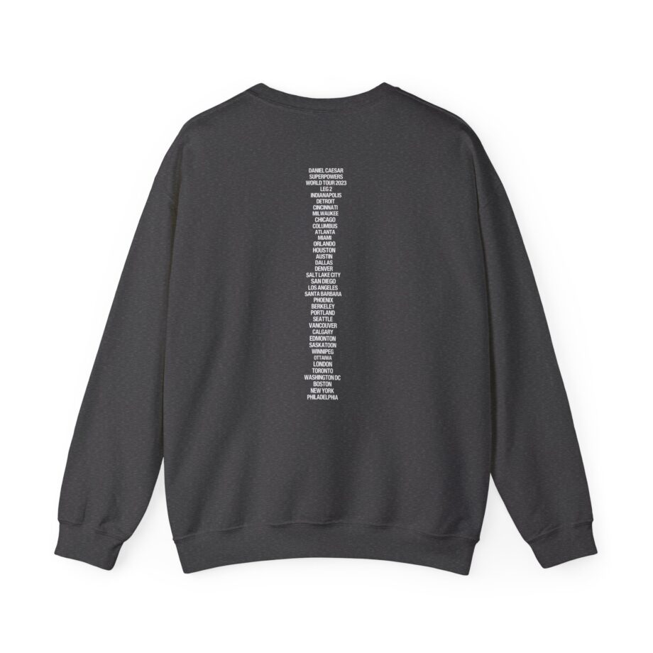 Daniel Caesar Superpowers World Tour Unisex Heavy Blend™ Crewneck Sweatshirt