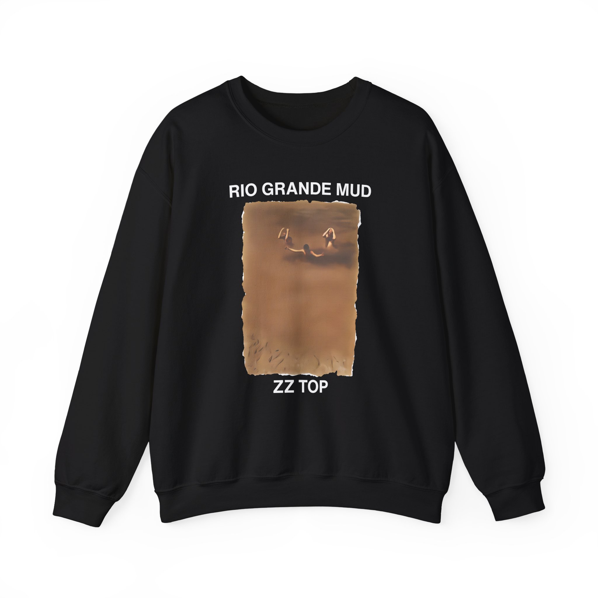 Zz Top Rio Grande Mud Unisex Heavy Blendâ„¢ Crewneck Sweatshirt
