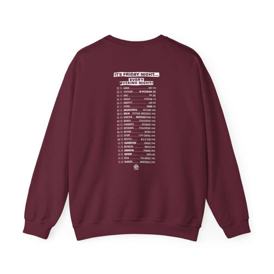 Zebrahead Lightning Skull Friday night tour Unisex Heavy Blend™ Crewneck Sweatshirt