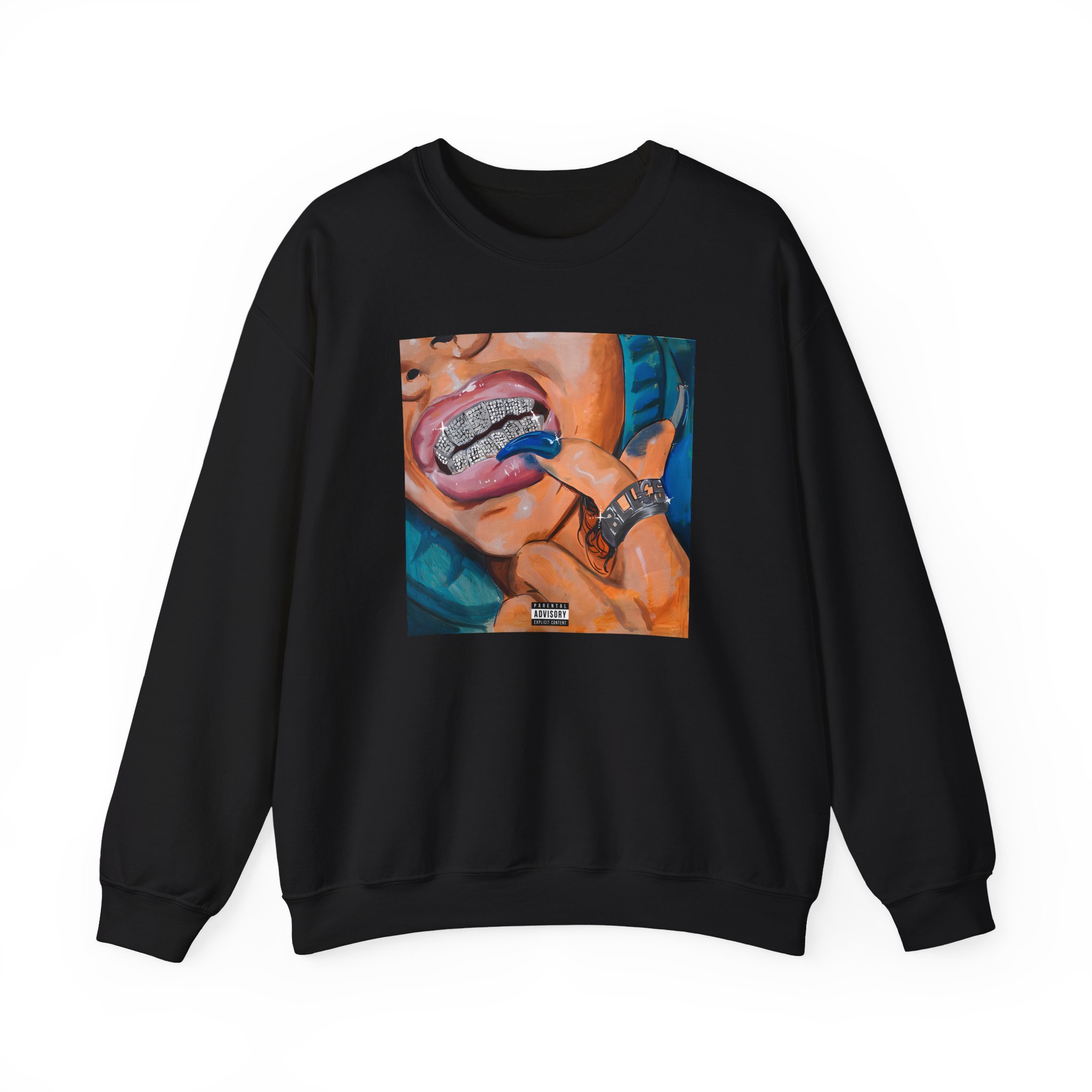 Cruz Cafune Blu€s Cover Unisex Heavy Blend™ Crewneck Sweatshirt