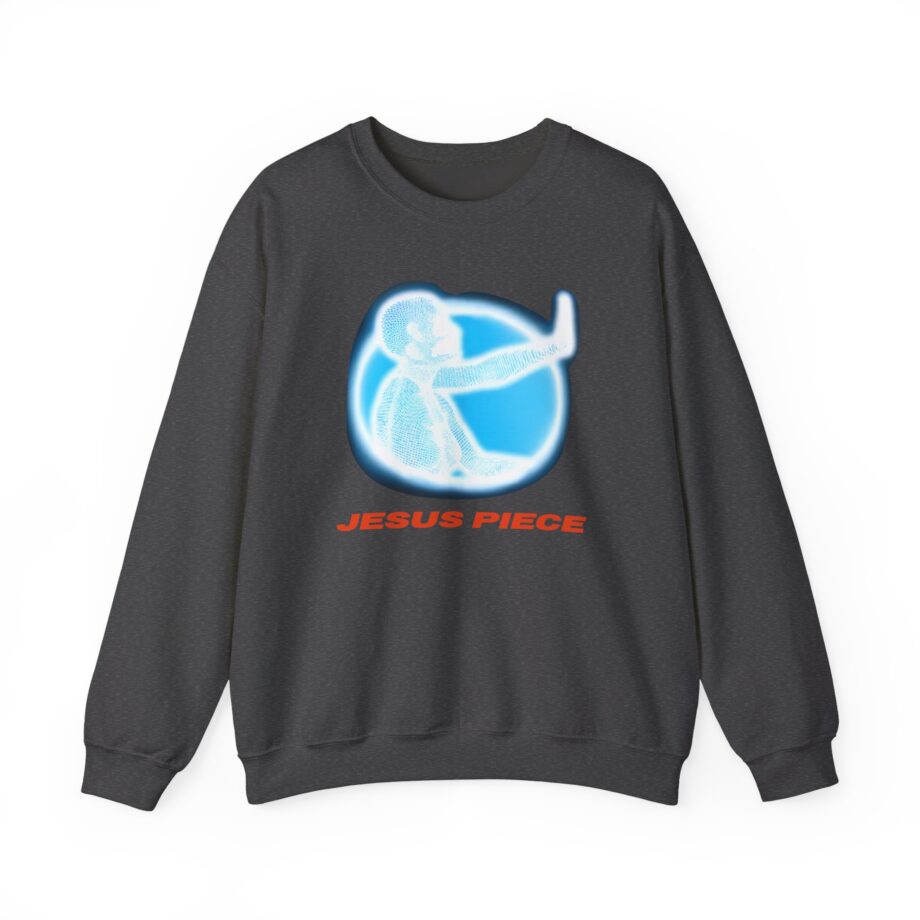 Jesus Piece Glow Unisex Heavy Blend™ Crewneck Sweatshirt