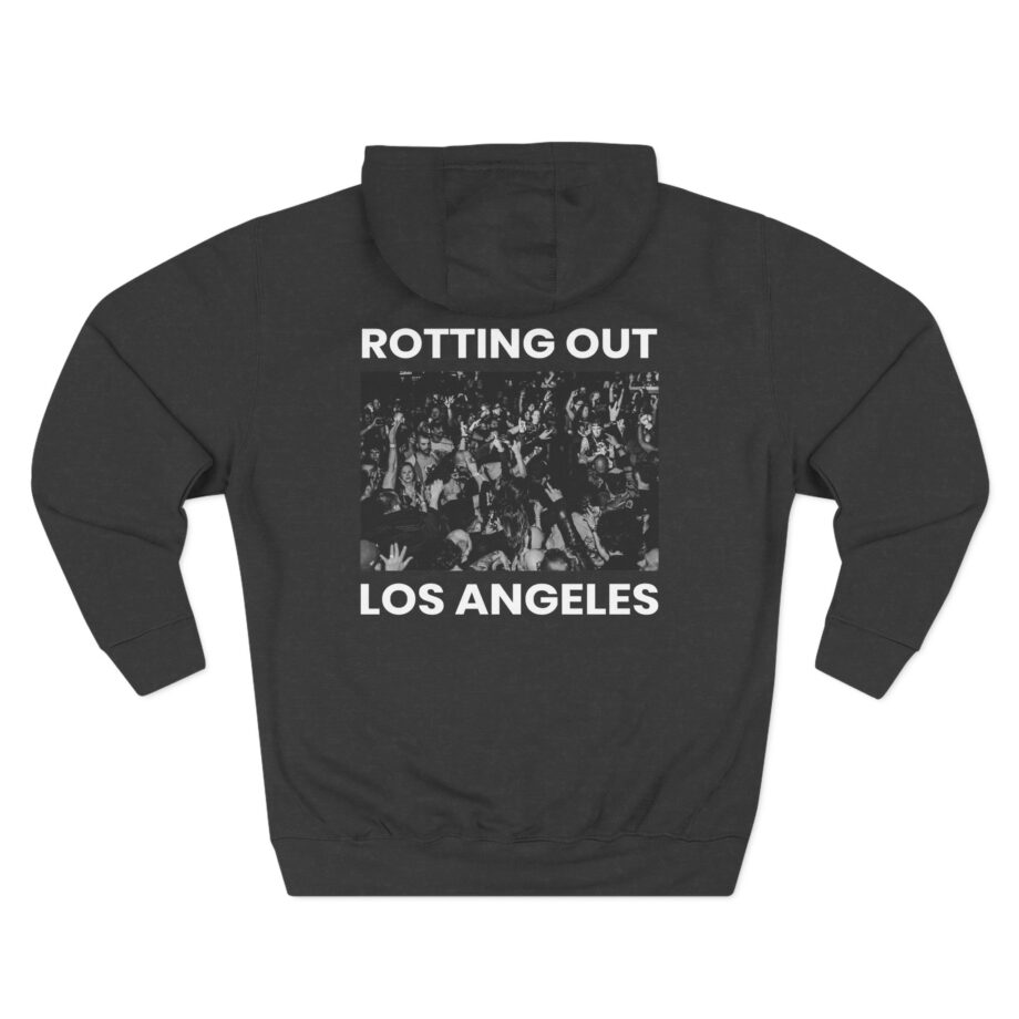 Rotting Out  Los Angeles Three-Panel Fleece Hoodie