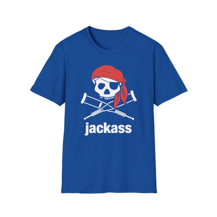 Jackass Skull and Crutches Unisex Softstyle T-Shirt