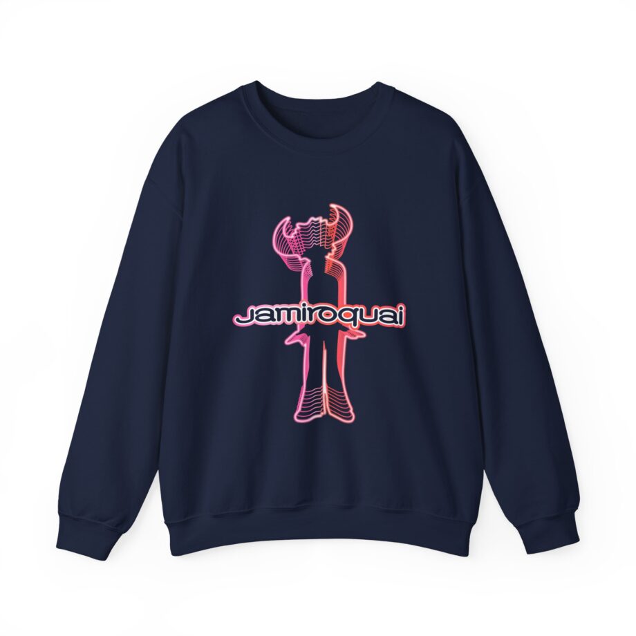 J Buffalo Man Neon Unisex Heavy Blend™ Crewneck Sweatshirt