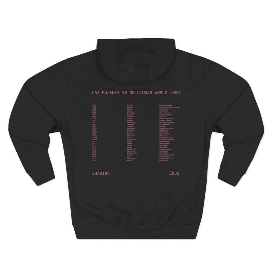 Shakira LMYNL World Tour Three-Panel Fleece Hoodie