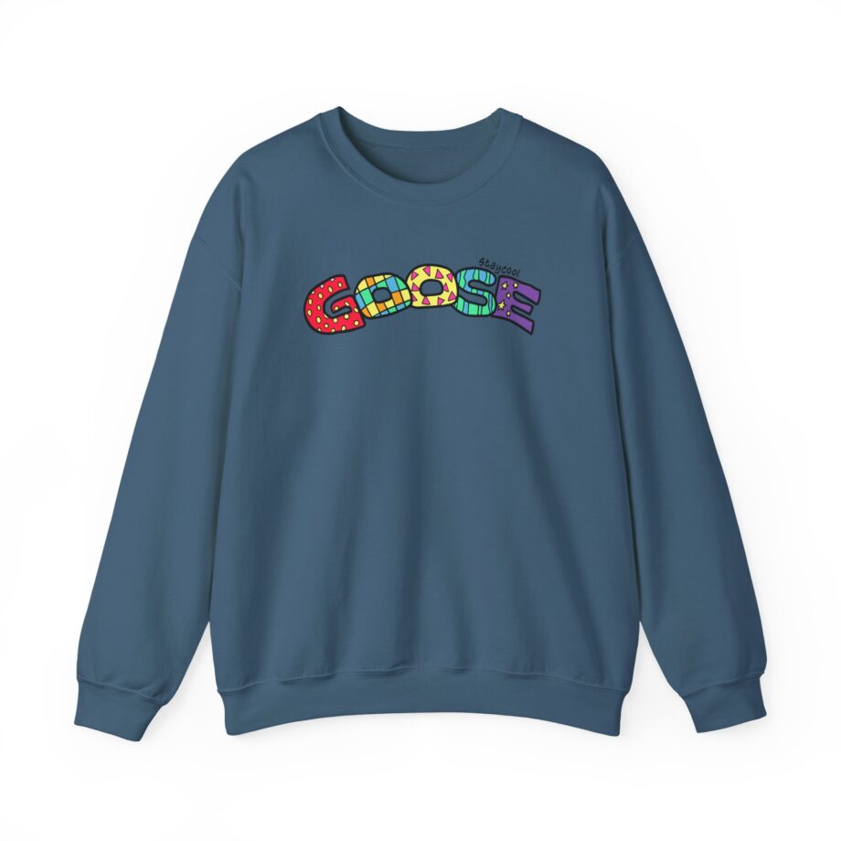 Goose x Staycool   Rainbow Unisex Heavy Blend™ Crewneck Sweatshirt