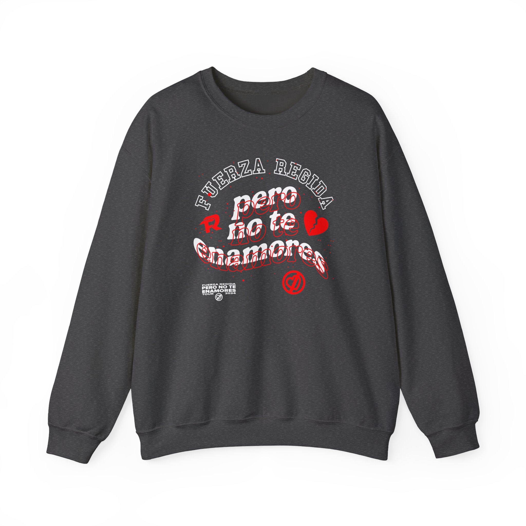 Fuerza Regida Broken Heart Unisex Heavy Blendâ„¢ Crewneck Sweatshirt