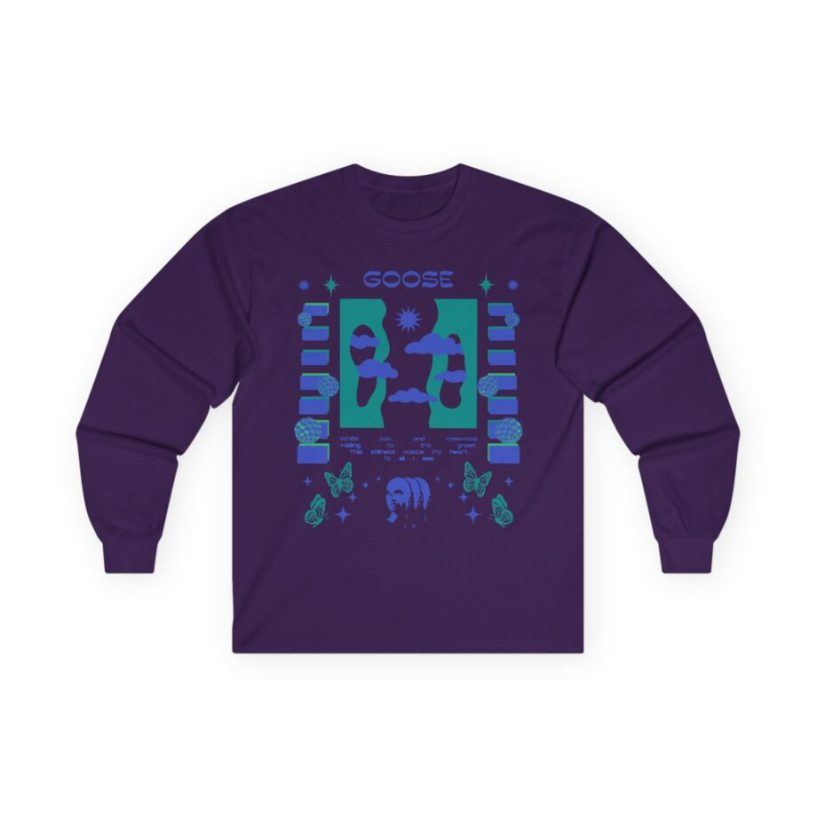 Goose Rosewood Unisex Ultra Cotton Long Sleeve Tee