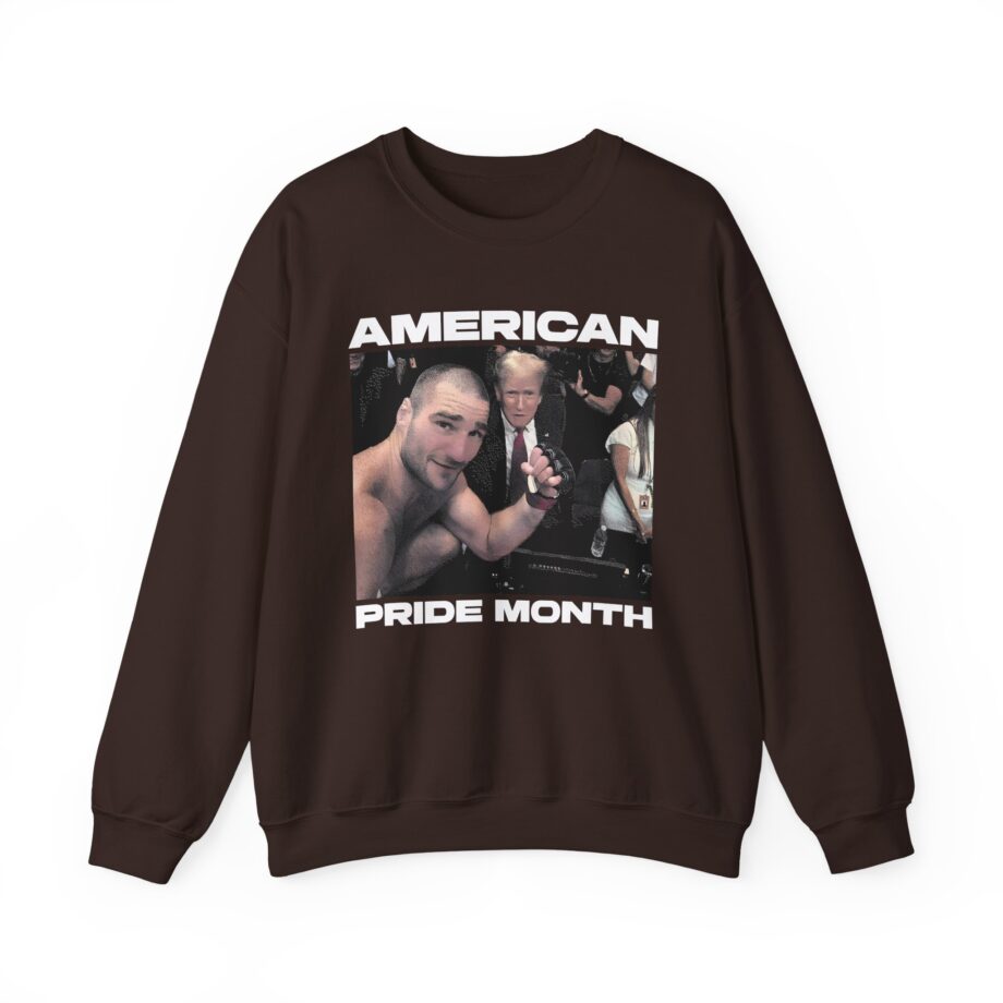 Sean Strickland American Pride Month Unisex Heavy Blend™ Crewneck Sweatshirt