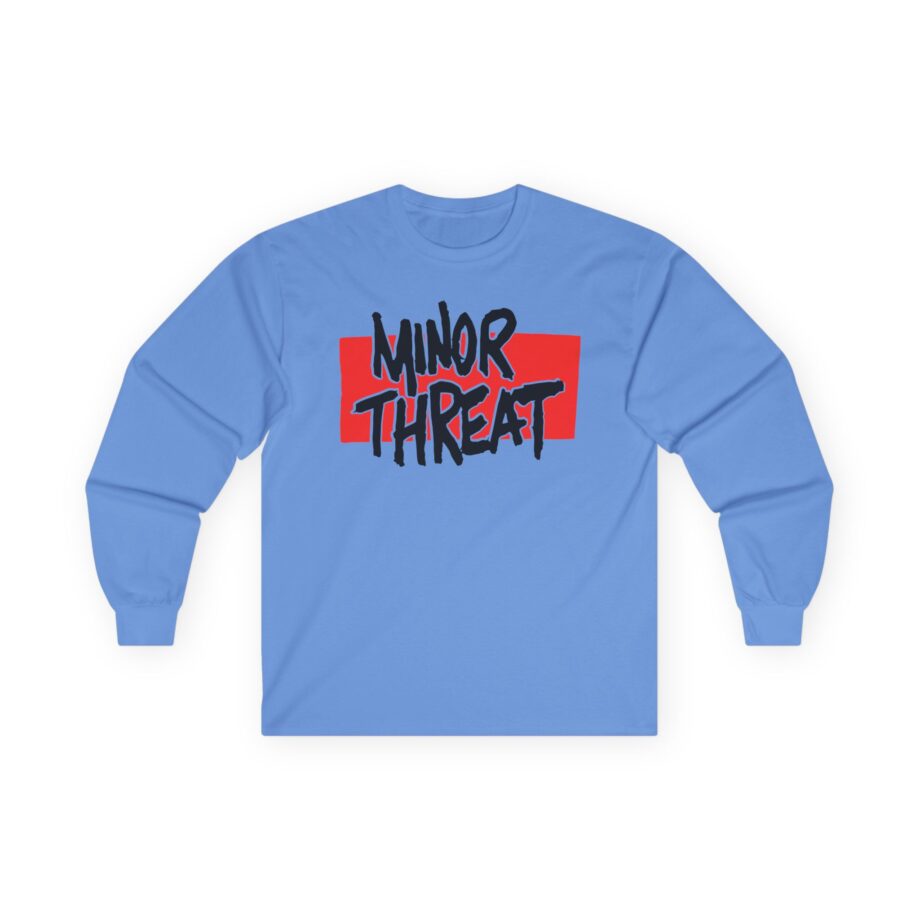 Minor Threat - Big Logo Unisex Ultra Cotton Long Sleeve Tee
