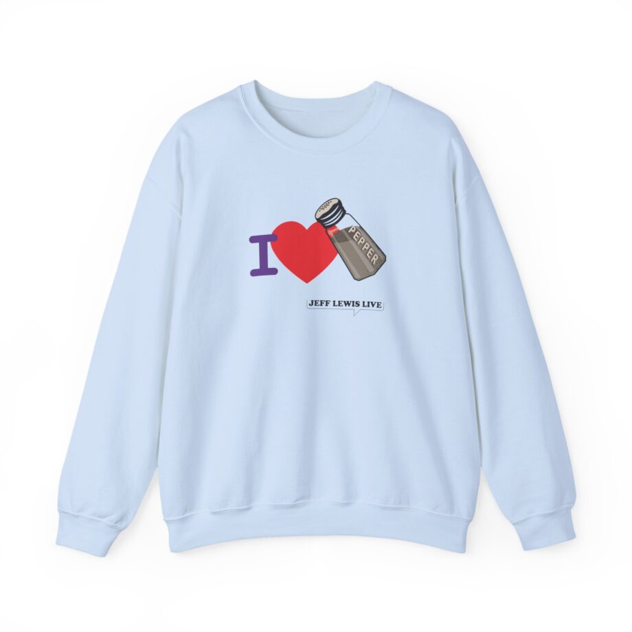 Jeff Lewis I Love Pepper Unisex Heavy Blend™ Crewneck Sweatshirt