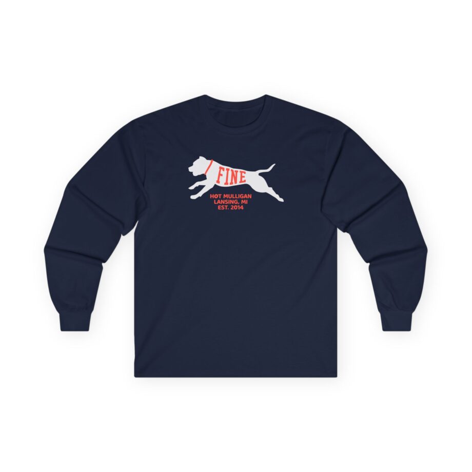 Hot Mulligan Fine Embroidered Unisex Ultra Cotton Long Sleeve Tee