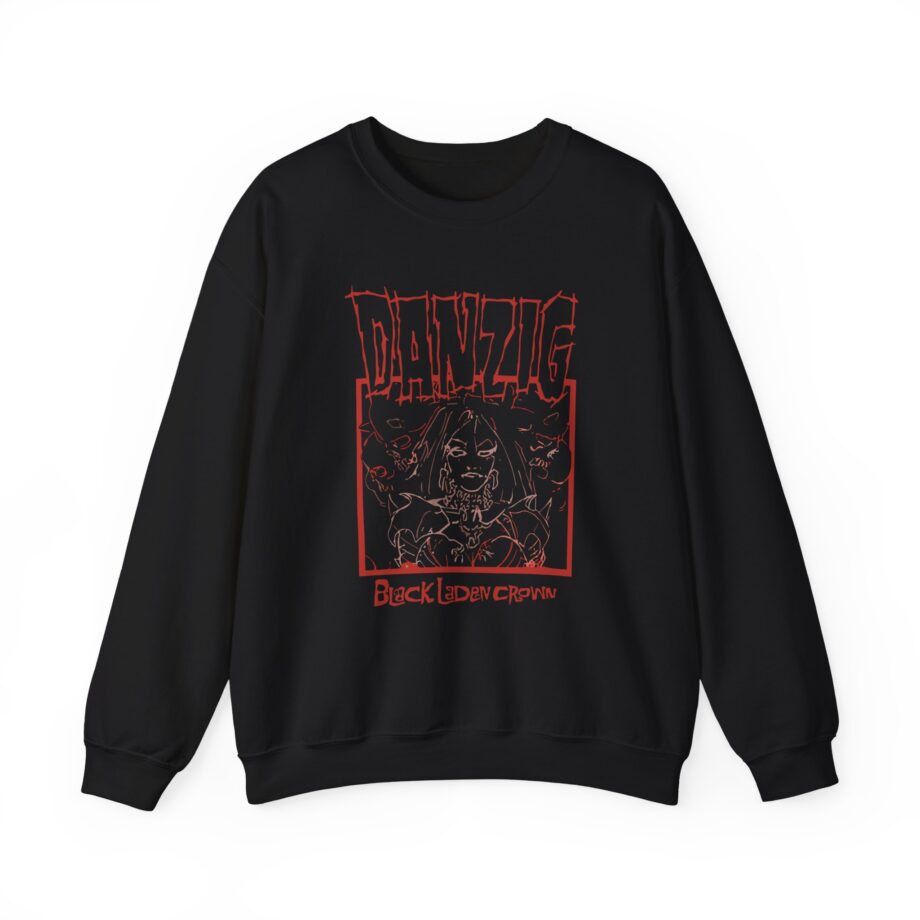 Danzig Black Laden Crown Unisex Heavy Blend™ Crewneck Sweatshirt