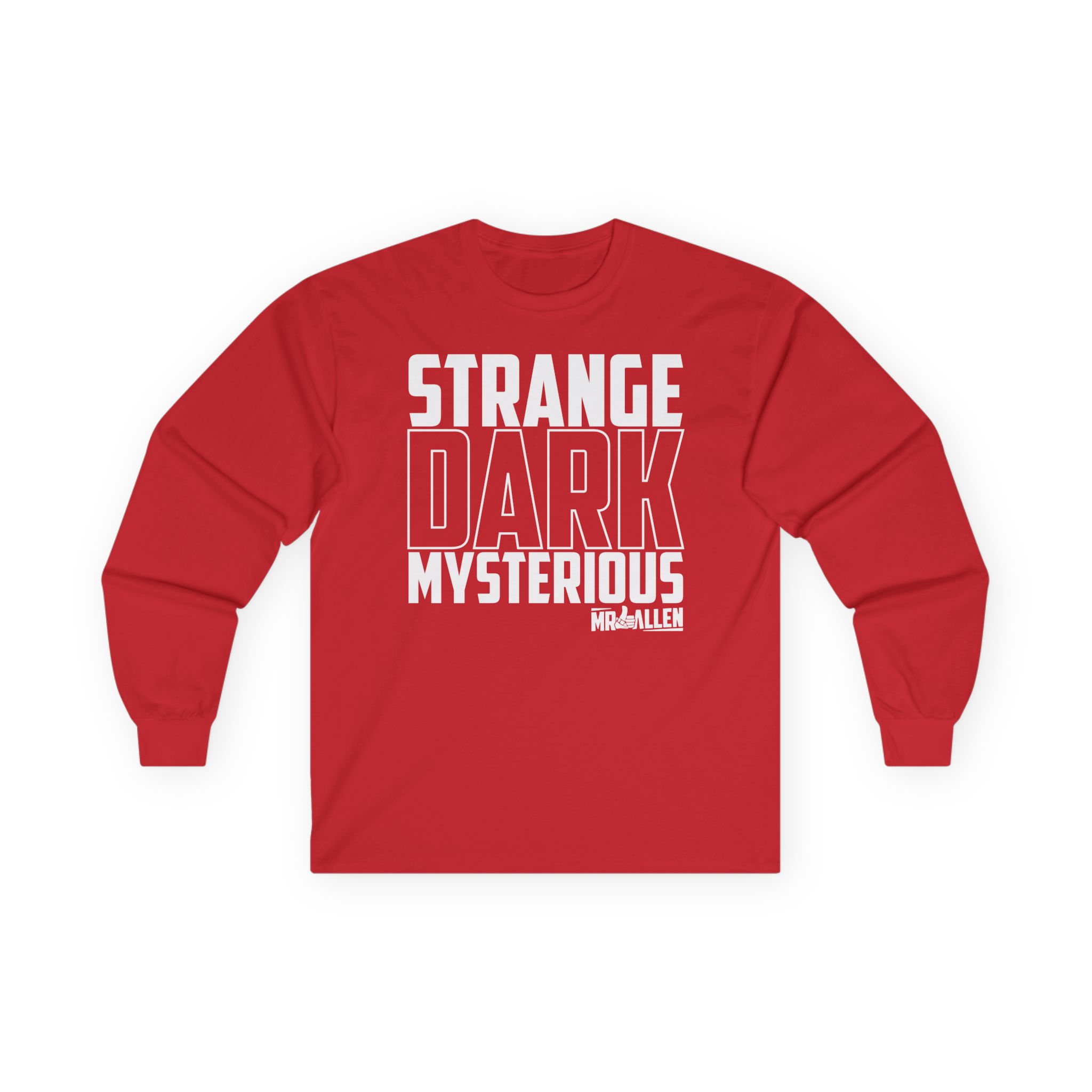 Mrballen Strange Dark Mysterious Unisex Ultra Cotton Long Sleeve Tee