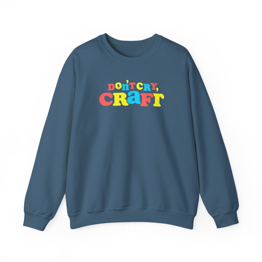 Dan and Phil Don't Cry Craft Unisex Heavy Blend™ Crewneck Sweatshirt