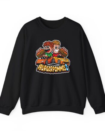 Burger Pommes Unisex Heavy Blend™ Crewneck Sweatshirt