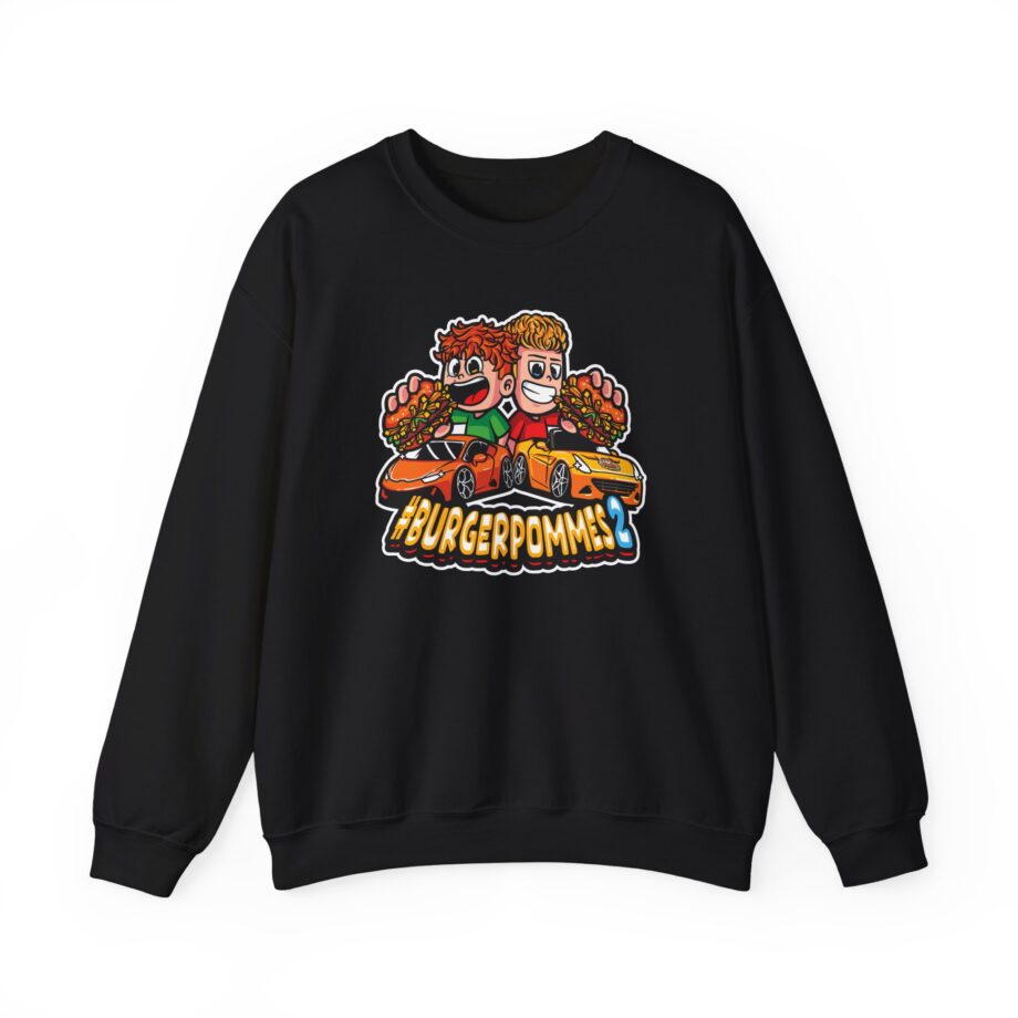 Burger Pommes Unisex Heavy Blend™ Crewneck Sweatshirt