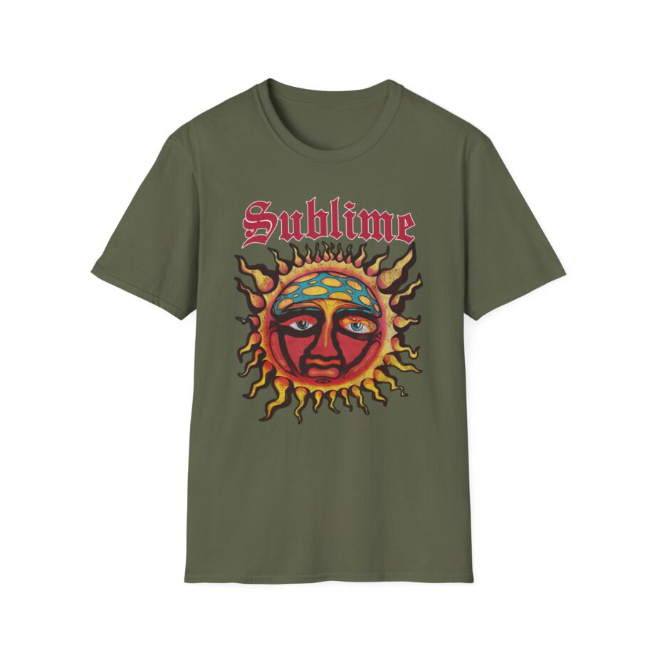 Maroon Sublime Sun Unisex Softstyle T-Shirt